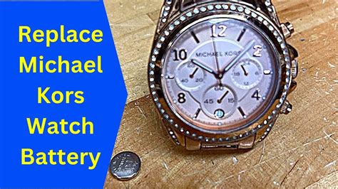 michael kors watch mk 3312 battery replacement|Michael Kors Watch battery diagram.